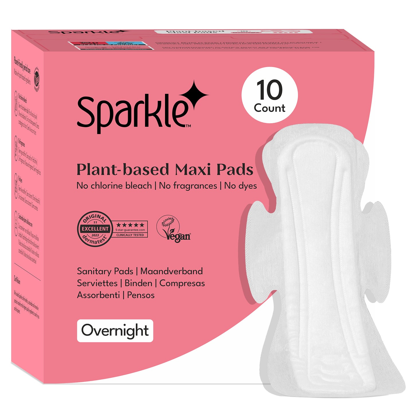 Plant- based Maxi pads Overnight